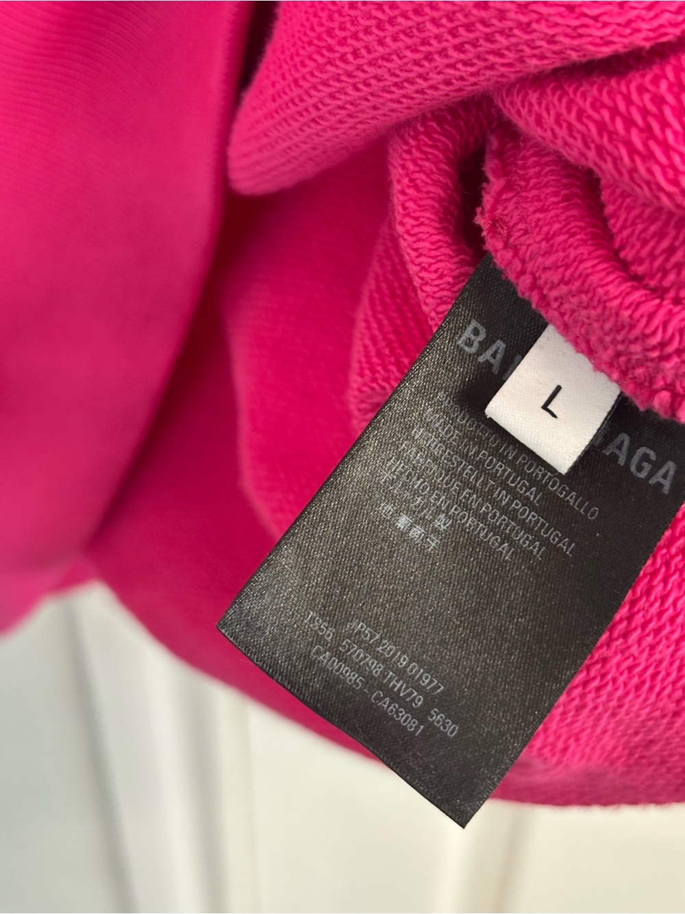 Balenciaga Classic Back Logo Hoodie
Fuchsia Pink Size L - Picture 5 of 6